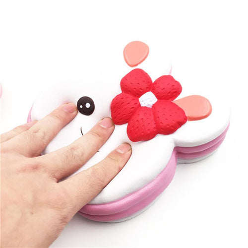 Rabbit cake stress reliever toys Squishy Rabbit Cake Scented Squeeze Slow Rising Fun Toy Relieve Stress Cure Gift children's toy