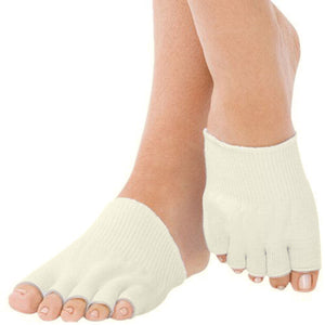 2016 Women's Compression Toe Separating Socks Heel Pain Relief   Calcetines Hotselling Invisible Solid Color Meias#20