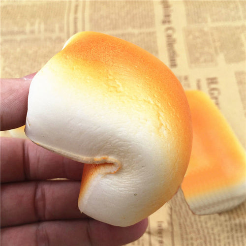 Long Rolls Bread Hand Wrist Exercise Stress Relief Squeeze Soft Foam