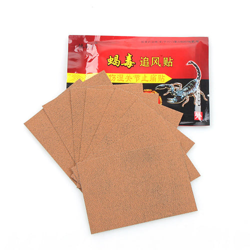 80pcs Joint Pain Relief Pain Relieving Chinese Medical Scorpion Venom Extract Knee Rheumatoid Arthritis Pain Patch Body Massager
